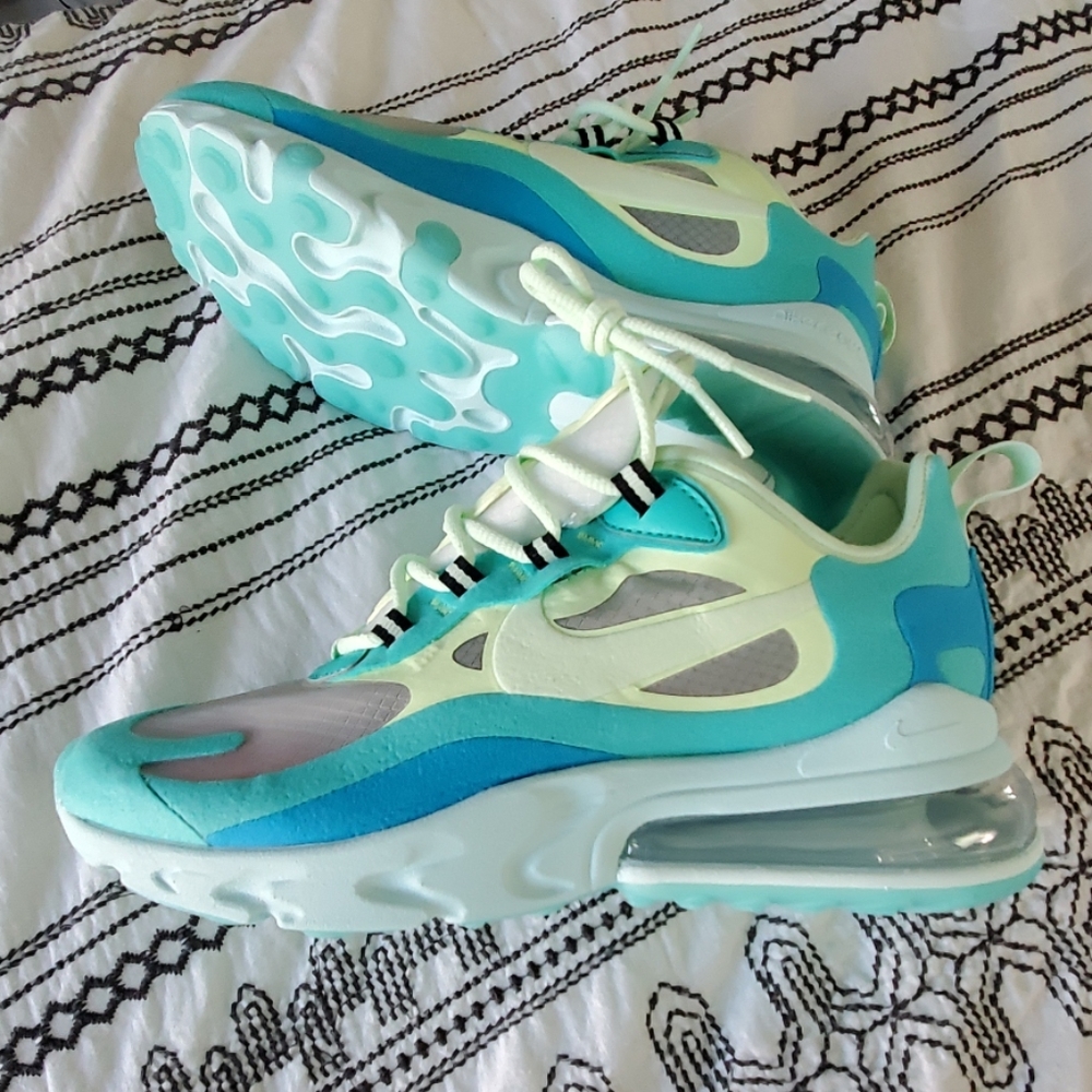 Nike Air Max 270 teal aqua sz. 6 - Picture 4 of 5